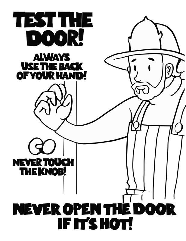 fire prevention week coloring pages