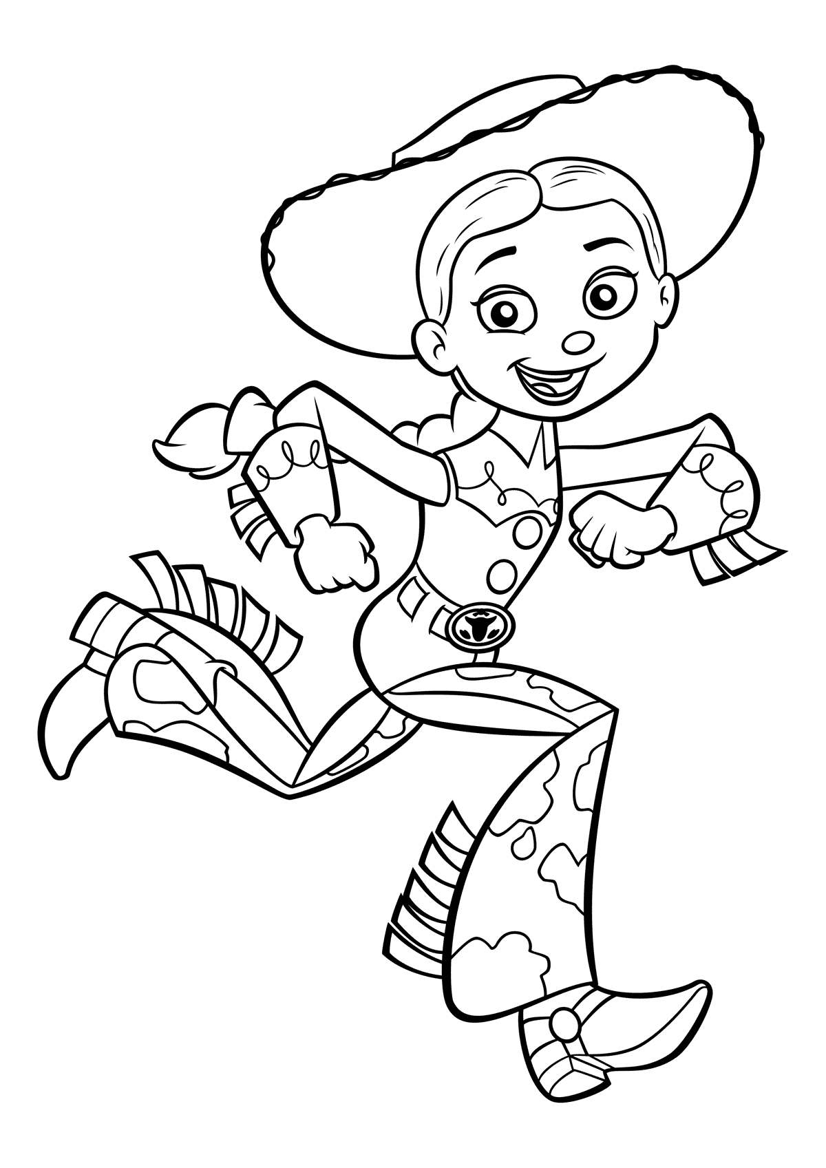 jessie coloring page