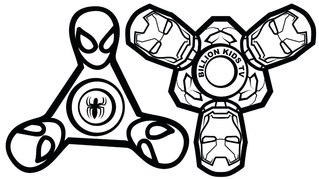 fidget toy coloring pages