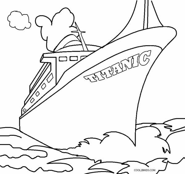 coloring pages titanic