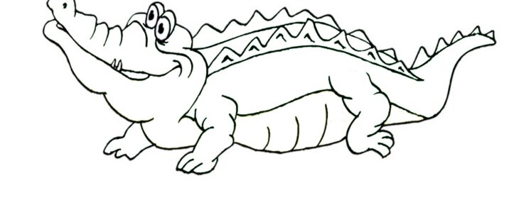 Alligator Color Pages Free Printable Alligator Coloring Pages For Kids