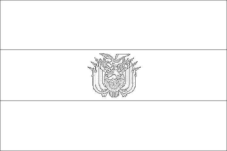 bolivia flag coloring page