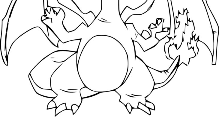 Charizard Pokemon Coloring Page Pokemon Coloring Page Charizard