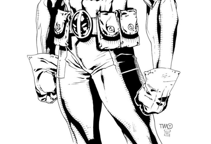 printable deadpool coloring pages