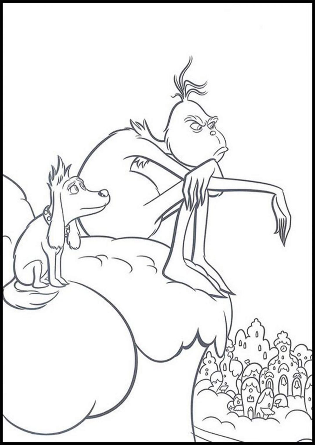 the grinch movie 2018 coloring pages