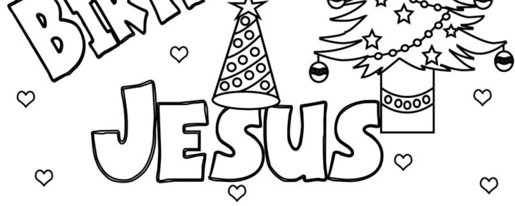 Happy Birthday Jesus Coloring Page Free Jesus Coloring Birthday Happy Cupcake Pages Color Printable Church Christmas Kids Popular