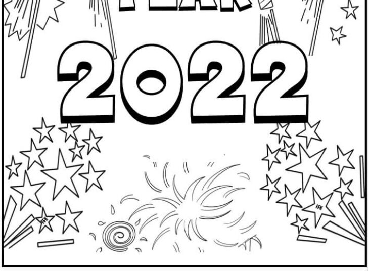 New Years Coloring Pages 2022 Free Printable Happy New Year Coloring Pages For 2022