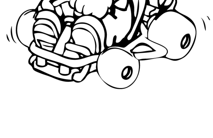 Go Kart Coloring Page Mario Kart: Ausmalbilder & Malvorlagen