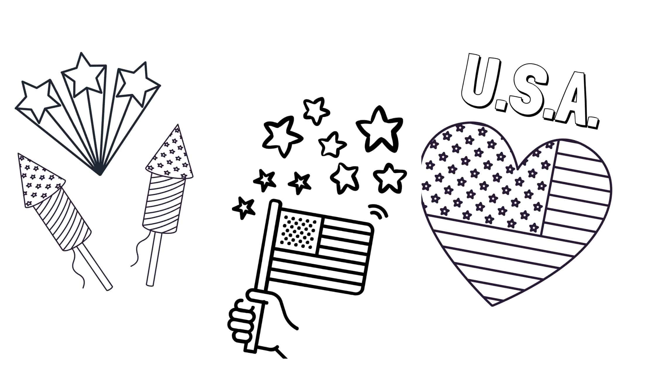 free printable patriotic coloring pages