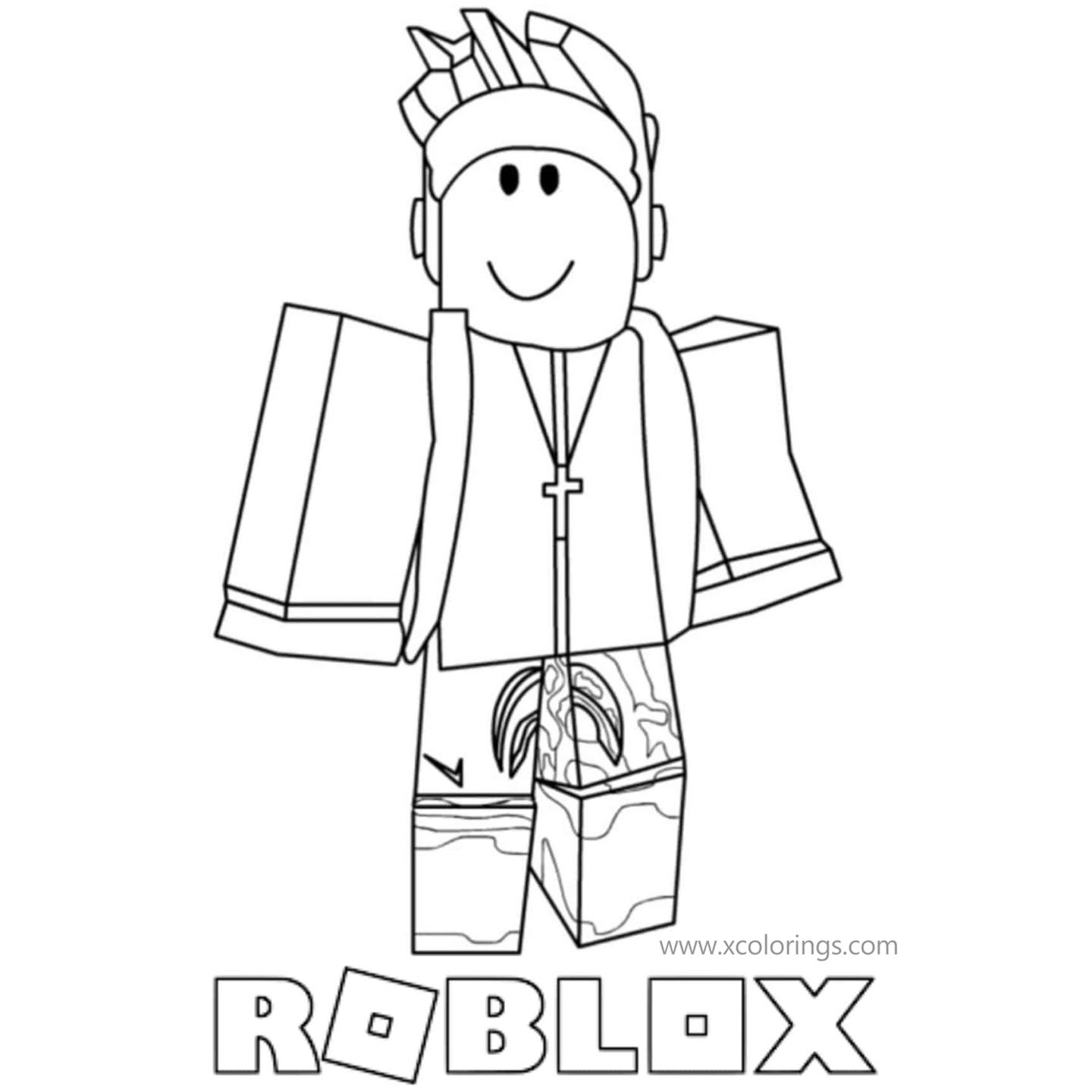 roblox lankybox coloring pages