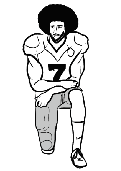 colin kaepernick coloring pages