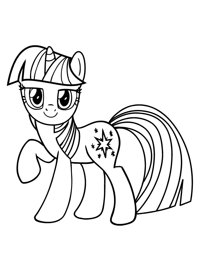 twilight sparkle coloring page