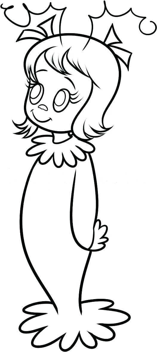 cindy lou coloring pages