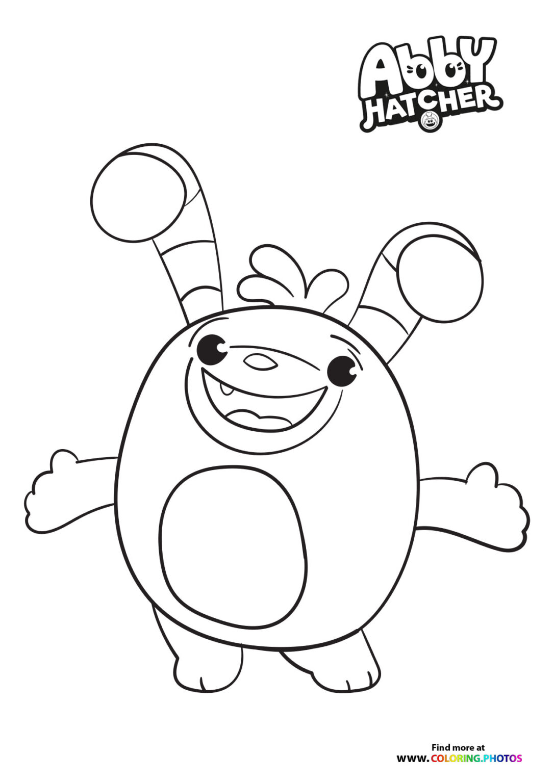 abby hatcher coloring pages