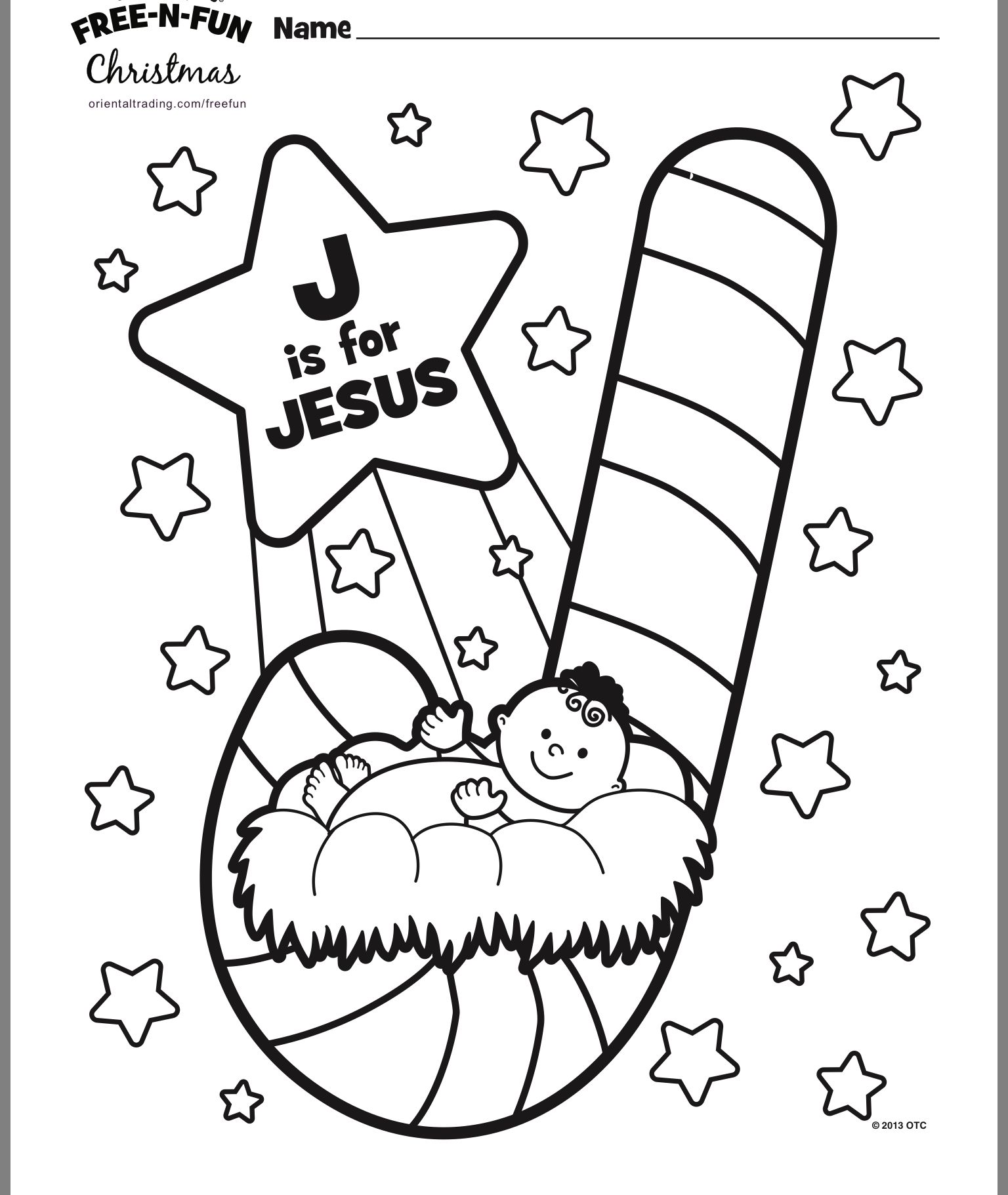 j is for jesus coloring page