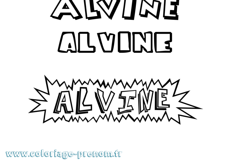 Comment Dessiner Alvin Coloriage Alvin Et Les Chipmunks