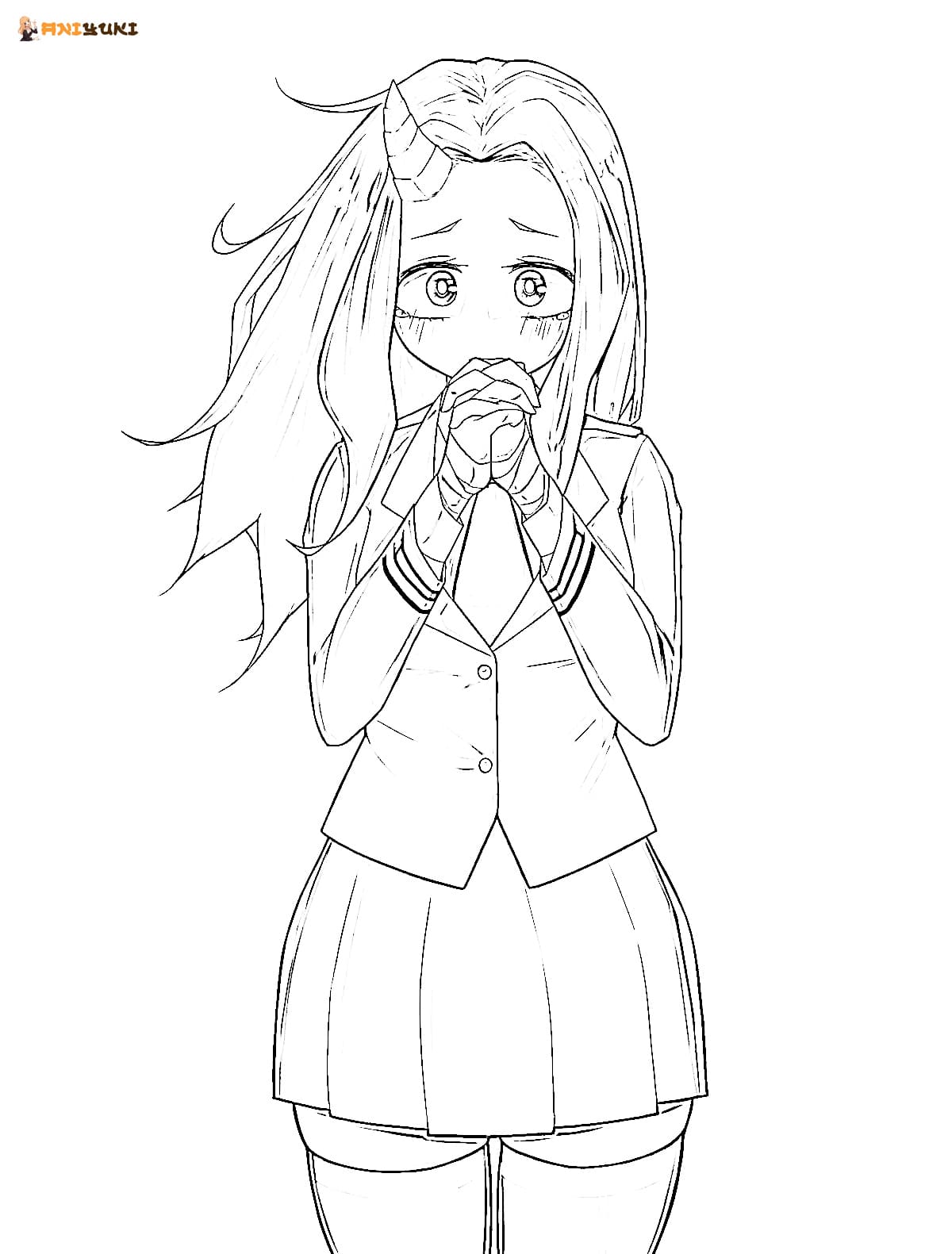 eri coloring pages bnha