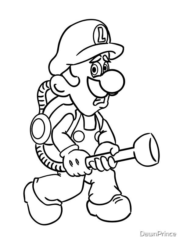 luigis mansion 2 coloring pages