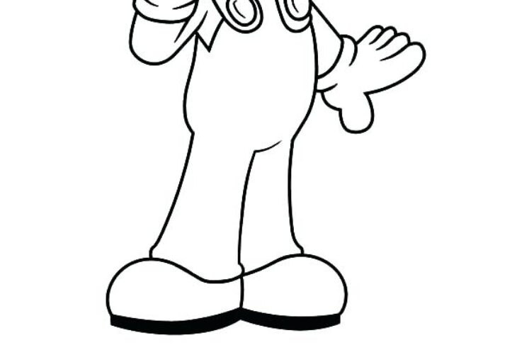 Printable Luigi Coloring Pages Luigi Coloring Pages