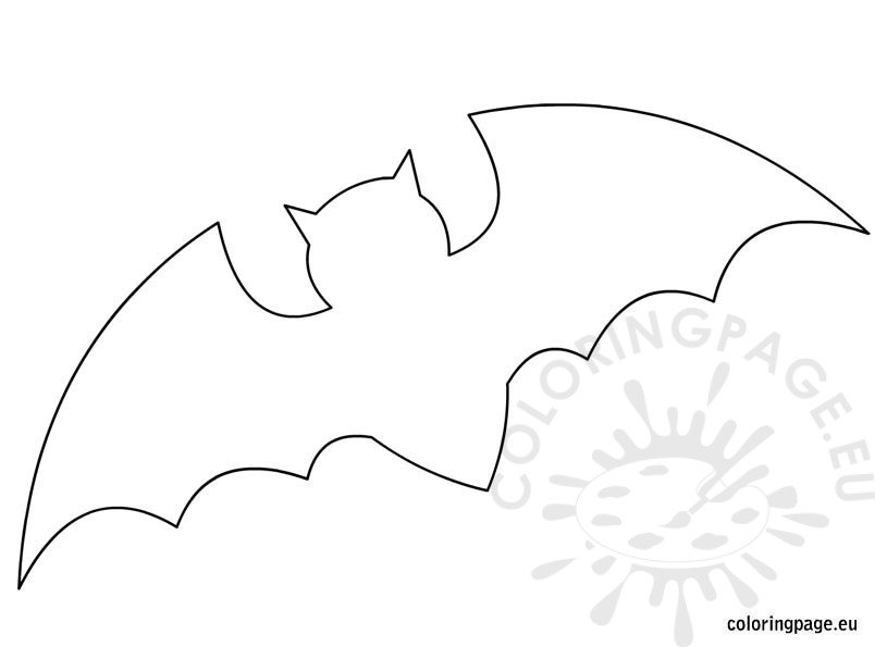 free printable bat coloring pages