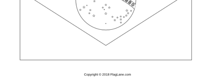 Brazilian Flag Coloring Page Flag S Brazil Coloring Pages Printable