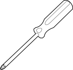 screwdriver coloring page