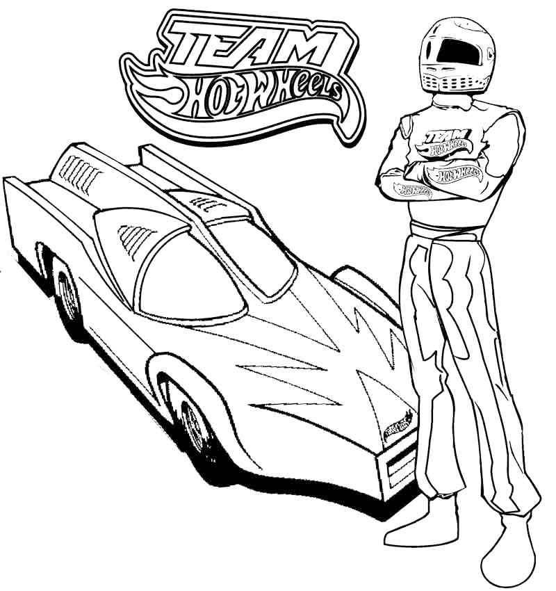 hot wheels car coloring pages