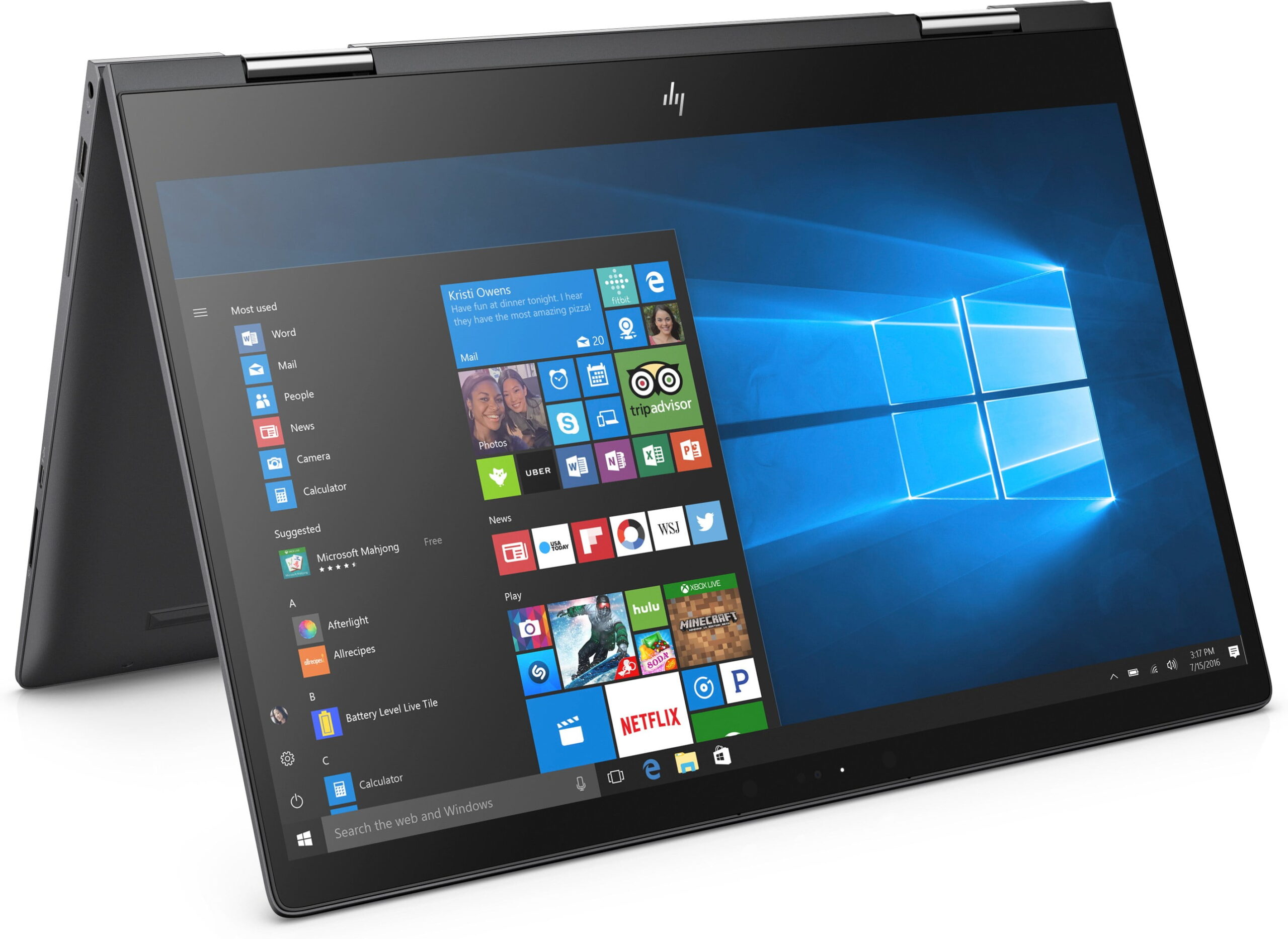 view hp envy x360 user guide background