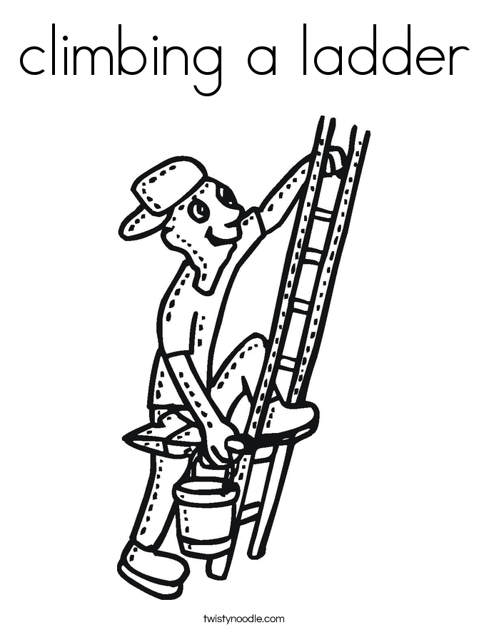 ladder coloring page