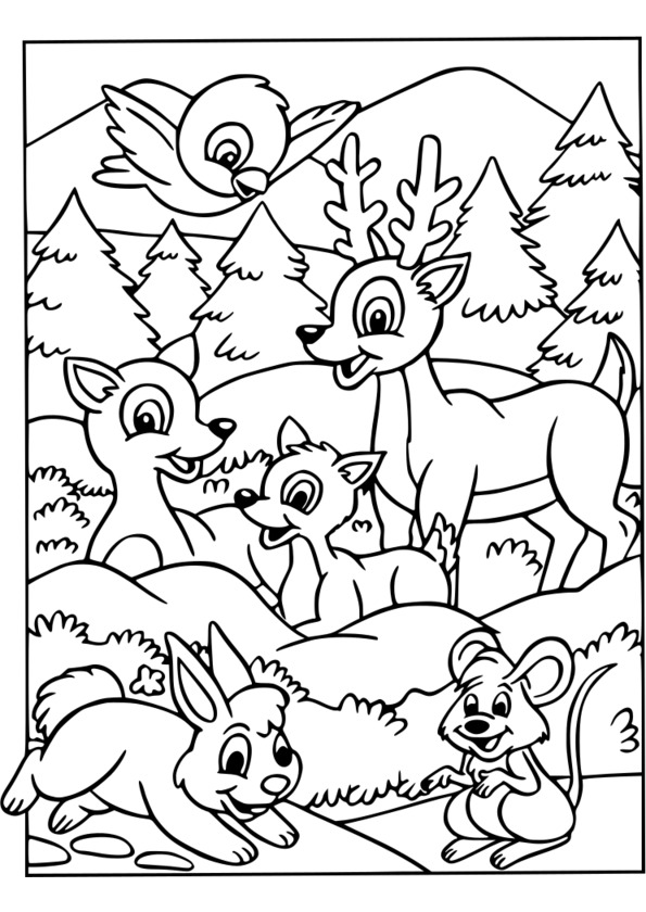 coloriage animaux 5 ans