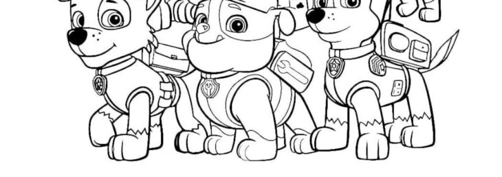 Dessin A Colorier Facile Patte Patrouille Coloriage Pat Patrouille : 30 Dessins à Imprimer Gratuitement