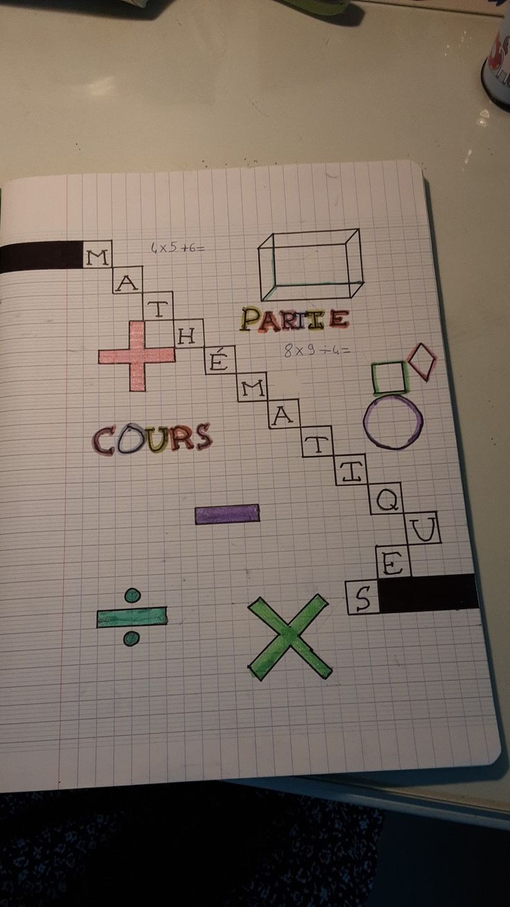 cahier dexcercices de maths coloriage