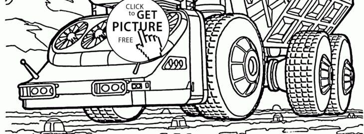 Coloring Pages Dump Truck Free Printable Dump Truck Coloring Pages For Kids