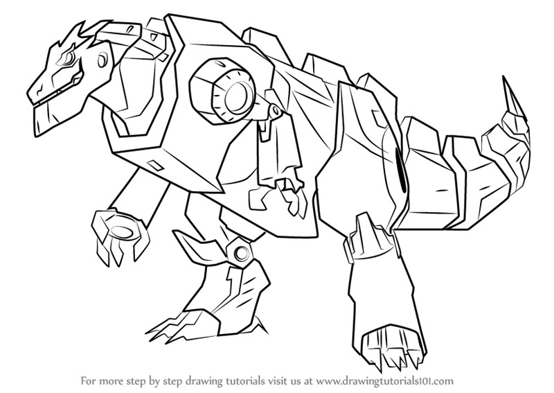 grimlock coloring pages