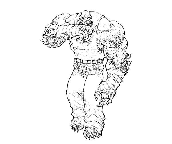 bane coloring page