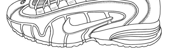 Jordan 11 Coloring Pages Jordan 11 Drawing