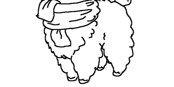 Kawaii Cute Llama Coloring Pages Llama Printable Template