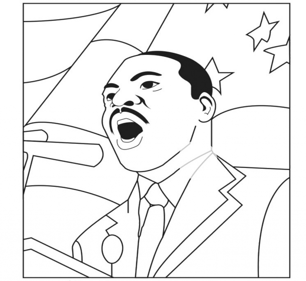 free martin luther king coloring pages