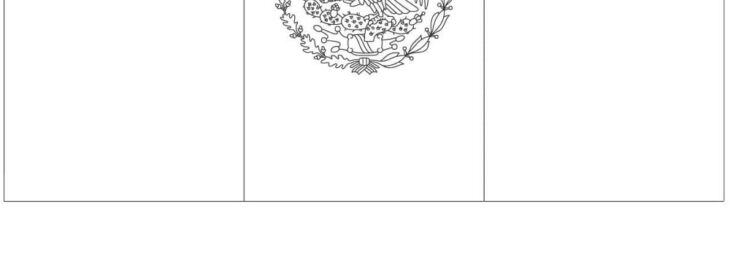 Mexican Flag Printable Coloring Page Mexican Flag Drawing