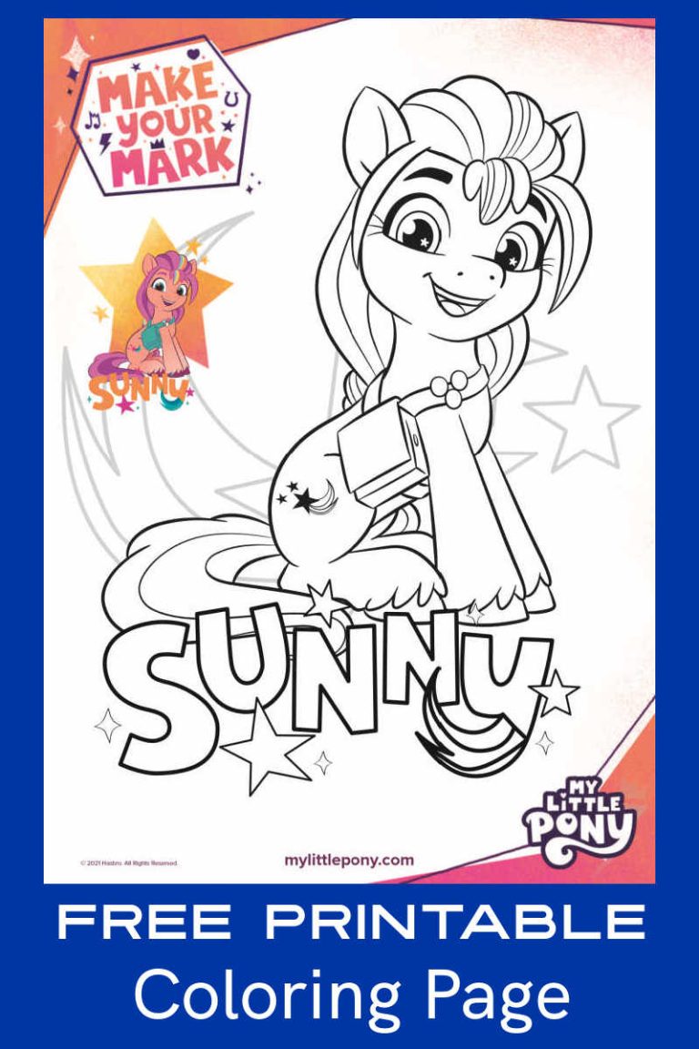 my little pony sunny coloring pages