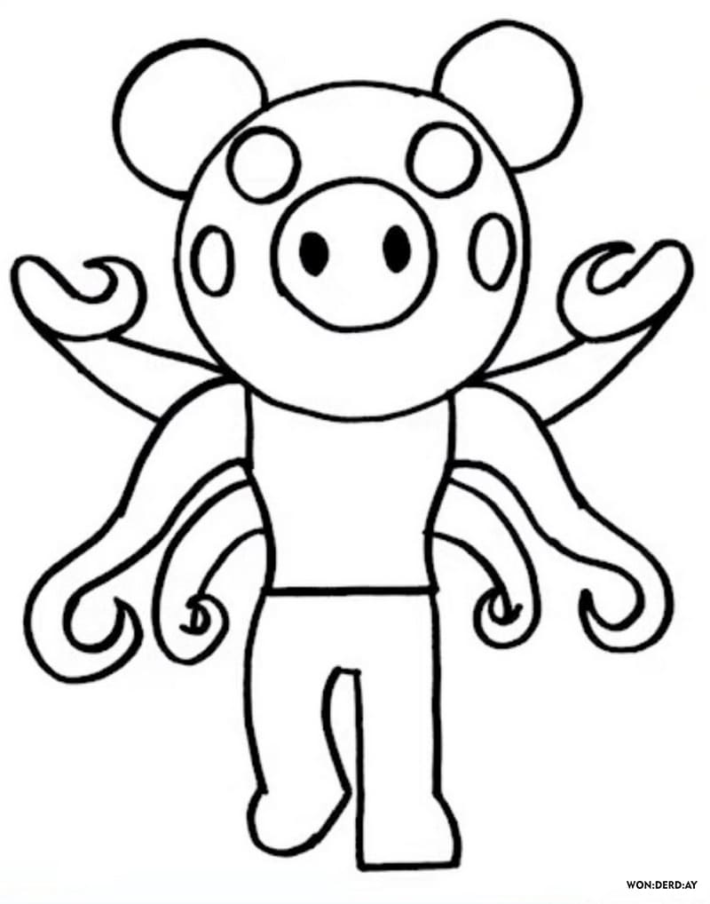 piggy coloring pages zizzy