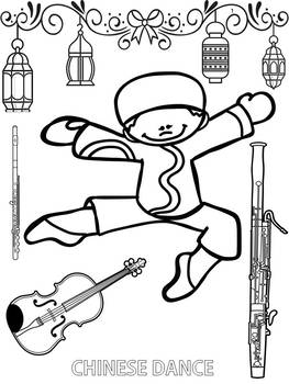 the nutcracker coloring pages