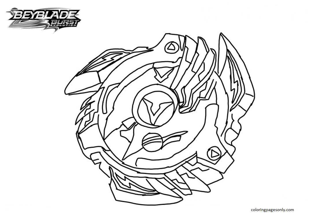 dessin a imprimer toupie beyblade burst turbo