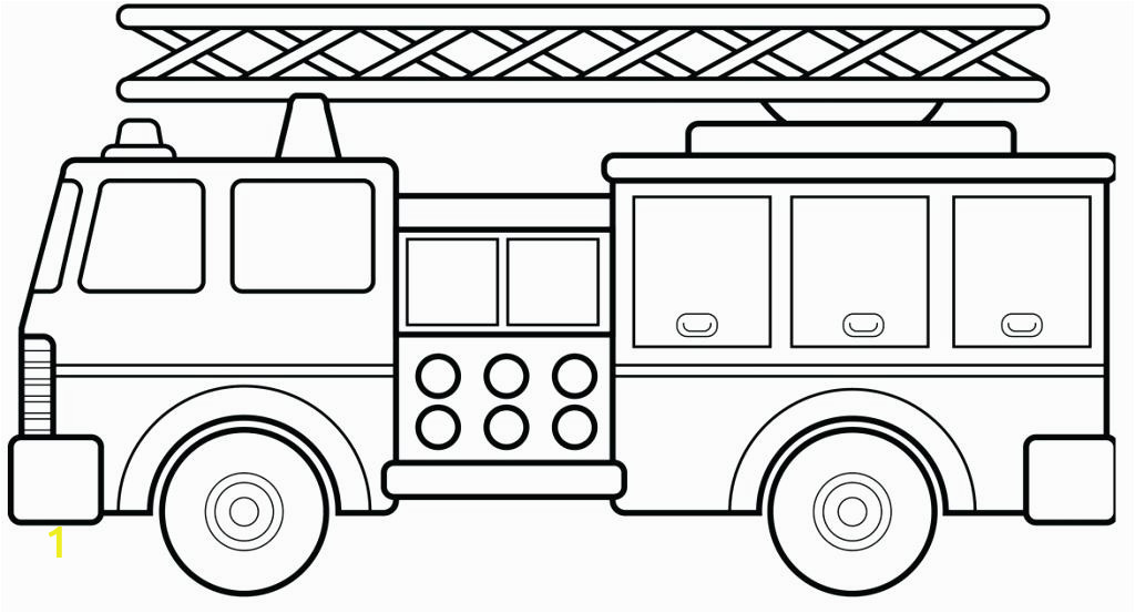 paw patrol fire truck coloring page