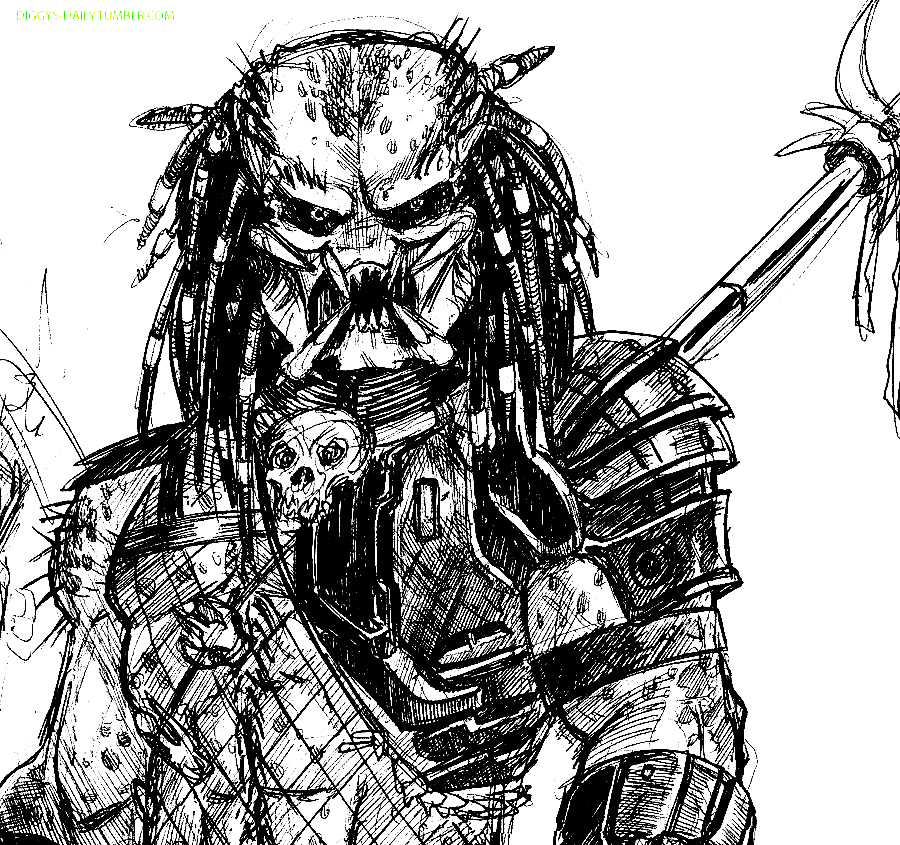 get dessin a imprimer predator background