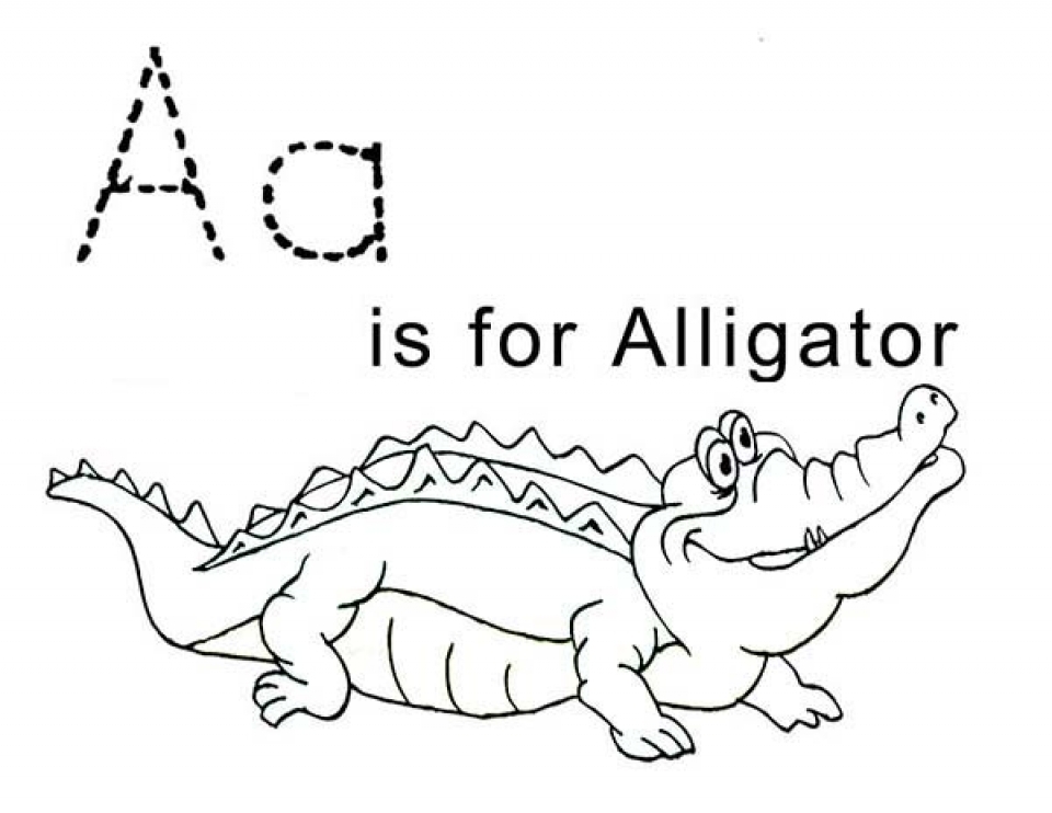 alligator coloring pages