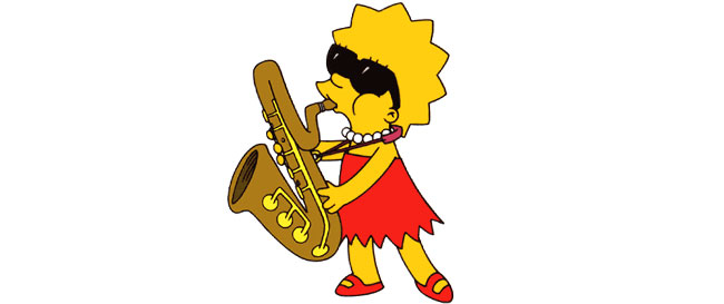 saxophone lisa simpson