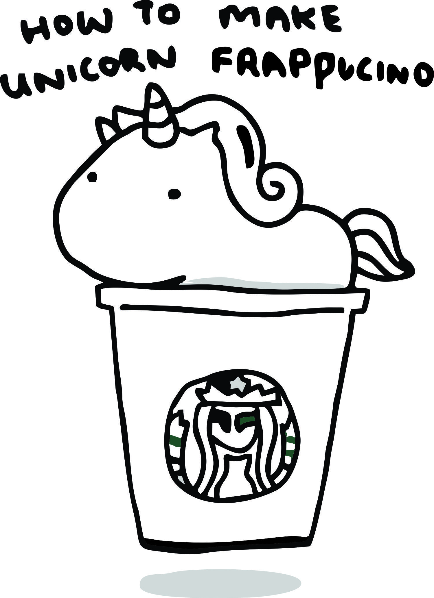 starbucks coloring pages