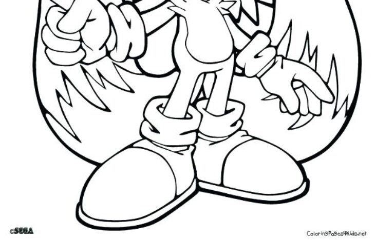 Super Tails Coloring Pages Tails Coloring Page V2 By Lightspeedangel On Deviantart