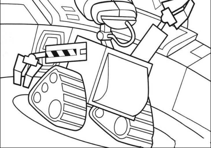 Wall E Printable Coloring Pages Wall E Coloring Pages To Download And Print For Free